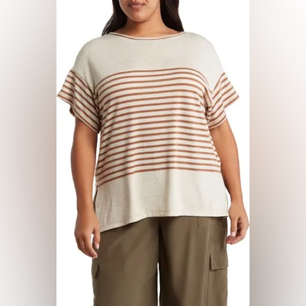 Max Studio striped top